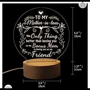 Mother in law light up lamp